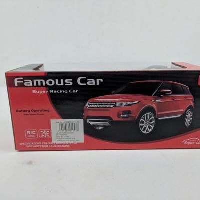 Red Famous Car, Super Racing Car, Battery Operated - New