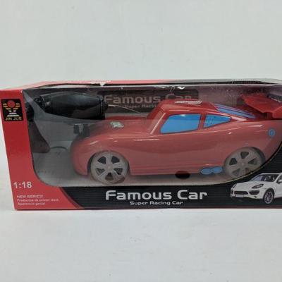 Red Famous Car, Super Racing Car, Battery Operated - New