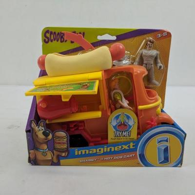 Imaginext Shaggy & Hot Dog Cart, Scooby-Doo! - New
