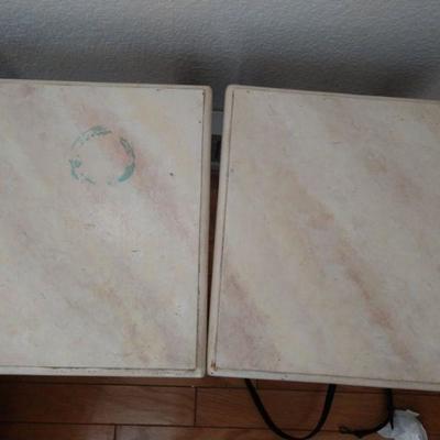 Pair of small tables 