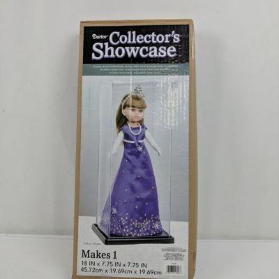 Darice Collector's Showcase, Makes 1 Doll Display Case - New