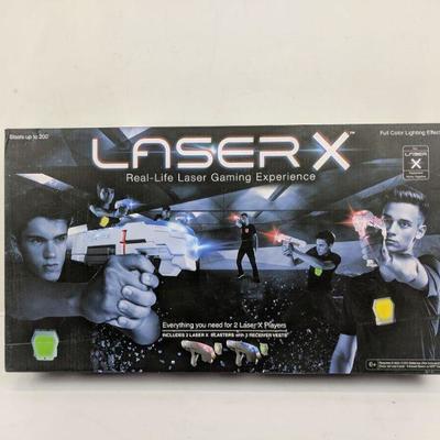 Laser X, Real-Life Laser Gaming Experience, 2 Laser X Players - New