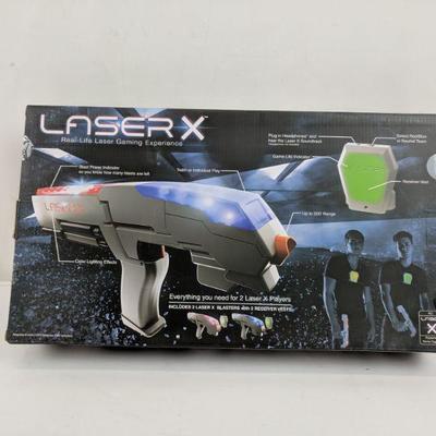 Laser X, Real-Life Laser Gaming Experience, 2 Laser X Players - New