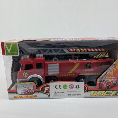 Fire Squad Fireman , The Electric Fire Series - New