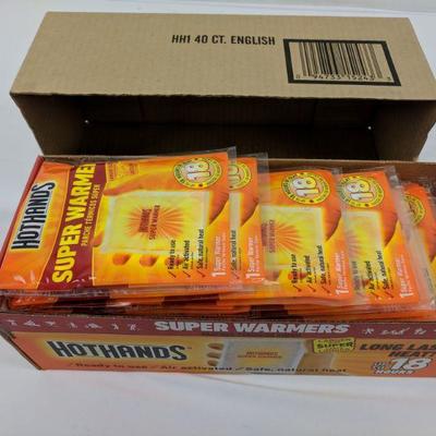 HeatMax HotHands Super Warmers, 40-Count - New