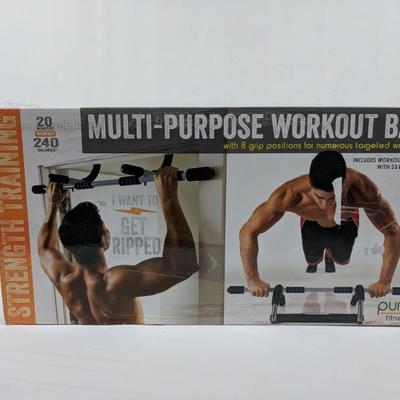 Multi-Purpose Workout Bar, For Full Body Training - New
