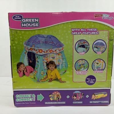 Play Village Green House, Easy to Set Up & Put Away - New