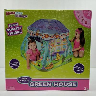 Play Village Green House, Easy to Set Up & Put Away - New