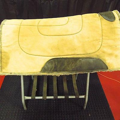 Lot 15: Saddle Pad Canvas and Felted Wool 