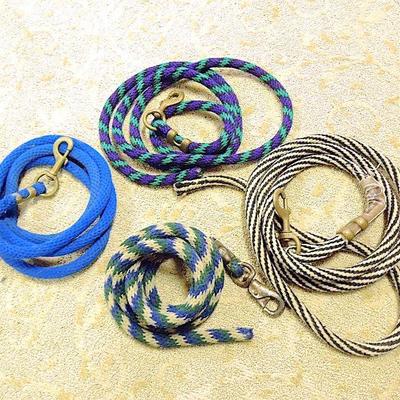 Lot 23: Four Lead Ropes for Horse or Mule