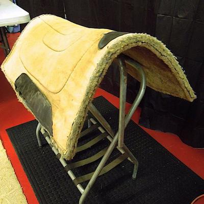Lot 15: Saddle Pad Canvas and Felted Wool 