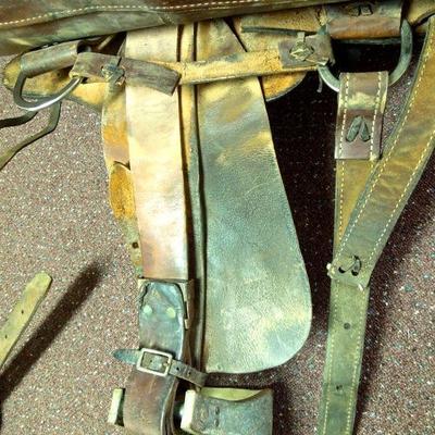  Lot 11: Gaited Tan and Brown 16" Pleasure Trail Saddle 