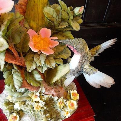 Lot 31: MONTEFIORI Collection 17" Three Hummingbirds Statue