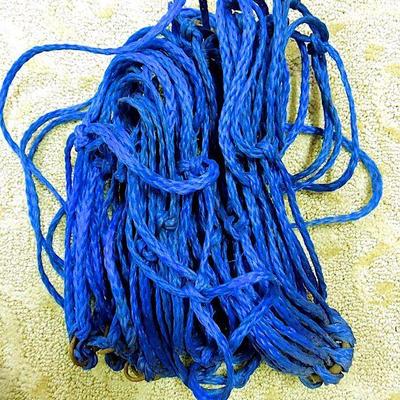 Lot 22: Five Nylon Rope Slow Feed Hay Horse Fodder Drawstring Bags