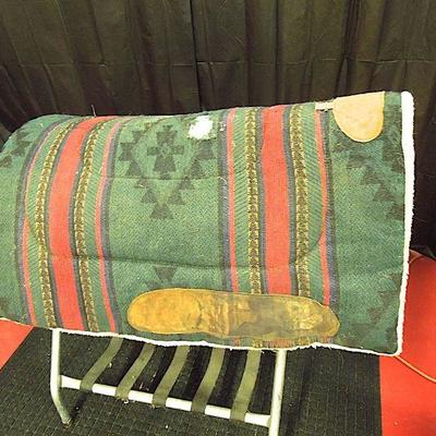 Lot 18: B.J.K. Co. Navaho Striped Saddle Pad #2