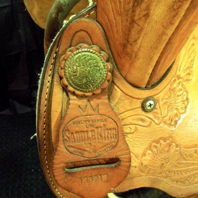 Lot 10: Ozark of Texas 13" Saddle King Western Saddle 