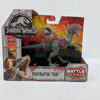 Velociraptor Blue, Jurassic World, Battle Damage - New