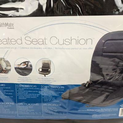 Heated Seat Cushion, Warm Up Everywhere You Go , 12V DC Plug - New