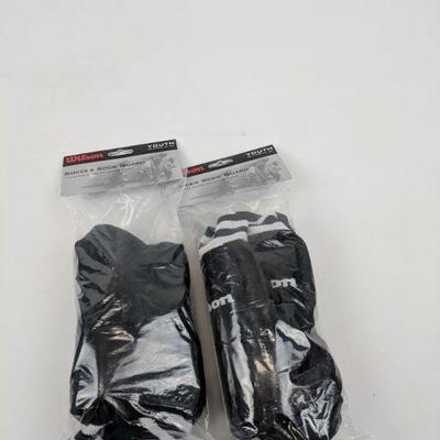 2 Youth Soccer Sock Guard Sets, For Players 4'2