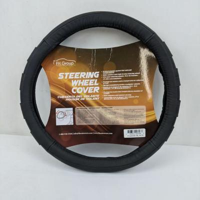 Black Steering Wheel Cover - New