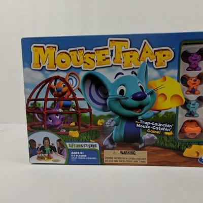 Game, Mouse Trap, Ages 4+, 2-3 Players - New