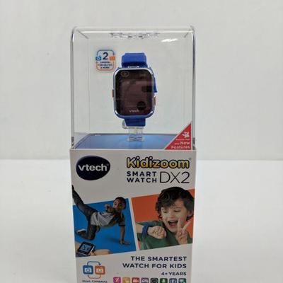 Vtech, Kidizoom Smart Watch, DX2, Blue, Dual Cameras, 4+ Years, Open Box - New