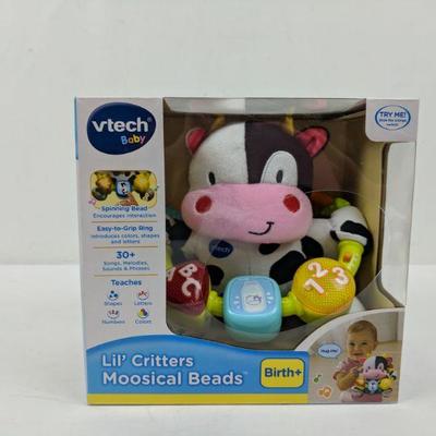 Lil' Critters Moosical Beads, Birth+, Vtech Baby - New
