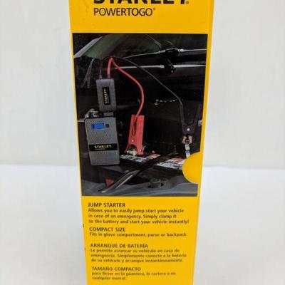 Powertogo, Stanley, Lithium Jump Starter/Portable Power Bank - New