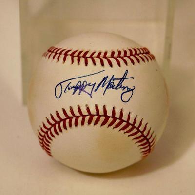 Tippy Martinez Autographed Baseball Orioles - Original Hand Signed - L-008