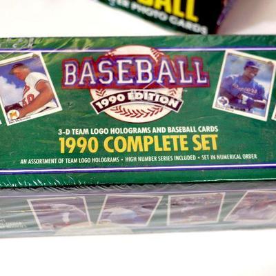 1990 Upper Deck Baseball Cards Factory Set Sealed Box w/Logo Holograms - D-004