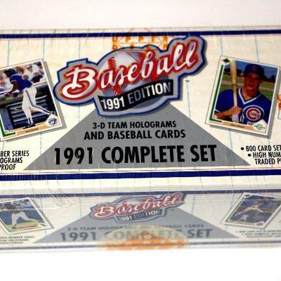 1991 Upper Deck Baseball Cards Factory Complete Set Sealed Box 800 Cards D-010