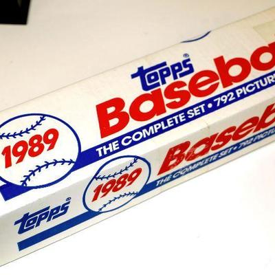 1989 Topps Baseball Cards MLB Factory Complete Set Sealed Box 792 Cards - D-023