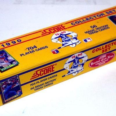 1990 SCORE Baseball Cards Factory Complete Set Sealed Box 704 Cards - D-032