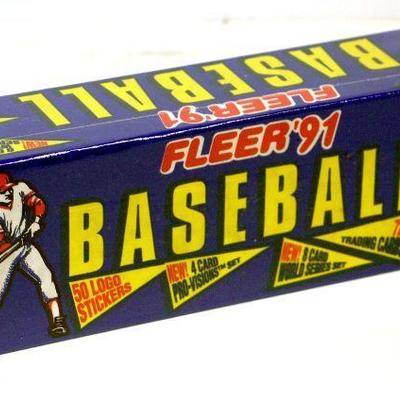 1991 FLEER Baseball Cards Factory Complete Set Sealed Box 720 Cards - D-031