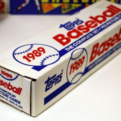 1989 Topps Baseball Cards MLB Factory Complete Set Sealed Box 792 Cards - D-023