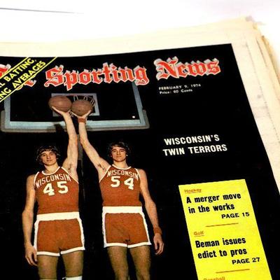 1971-74 The Sporting News Vintage Sport Newspaper Lot of 18 - L-013