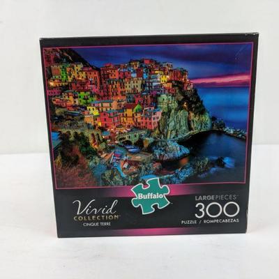 300 PC Puzzle, Cinque Terre, Vivid Collection, Untested