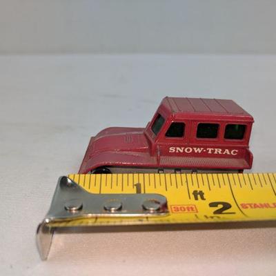 Vintage Snow Trac, Matchbox Series, #35, Made in England by Lesney Diecast, 1:64
