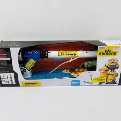 Minions Folding Scooter. Includes Box, Shows Signs of Use