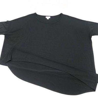 LuLaRoe Irma Shirt, Women's Size Large, Runs Large, Black
