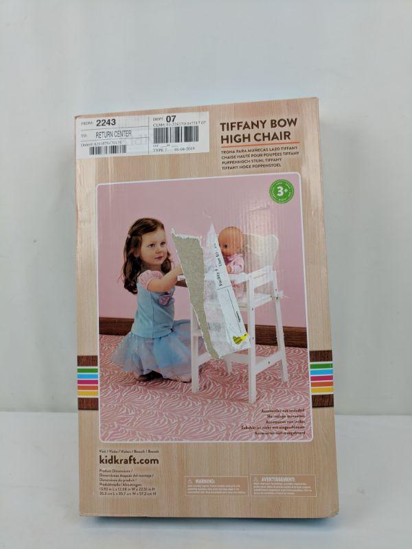 kidkraft tiffany bow high chair