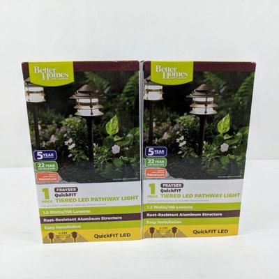 2 QuickFit LED Lights Frayser Qty 2 Better Homes Gardens