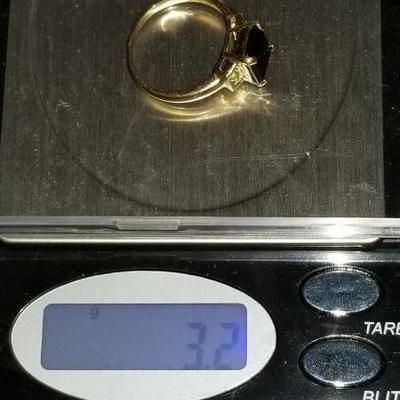 14k Garnet ring