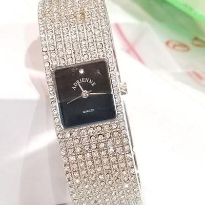 Sparkly bangle watch
