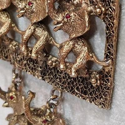 Vintage African / Elephant necklace.