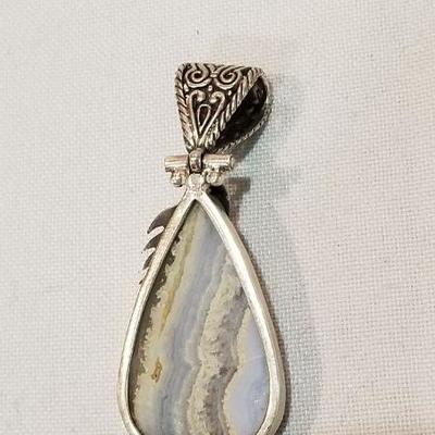 Large sterling pendant.