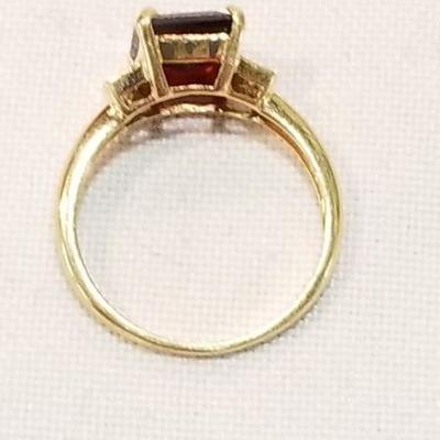14k Garnet ring