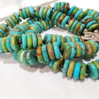 Sterling and turquoise bracelet
