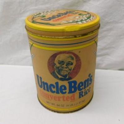 Vintage Uncle Ben's Rice Collector Tin  1985