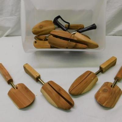 Collection of Wooden USA Shoe Stretchers